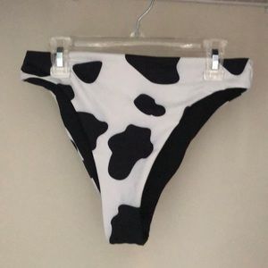 women’s cow print bikin bottoms